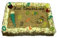 Schokosahnetorte mit Bananen 30cm x 40cm