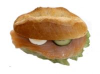 Brtchen mit Lachs
