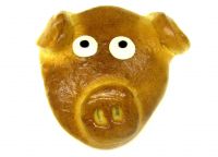 Schweinskopf aus Hefeteig